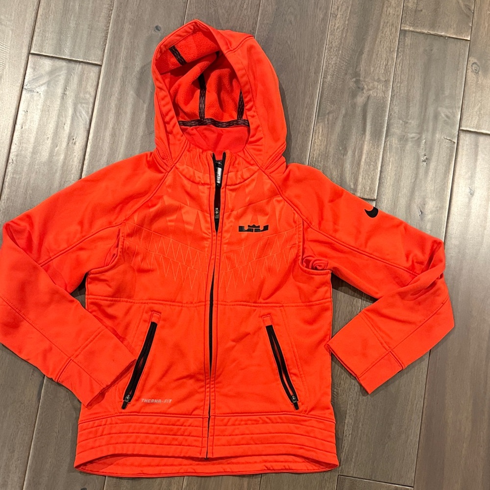 Nike LeBron- Bright Red Full-Zip Hoodie